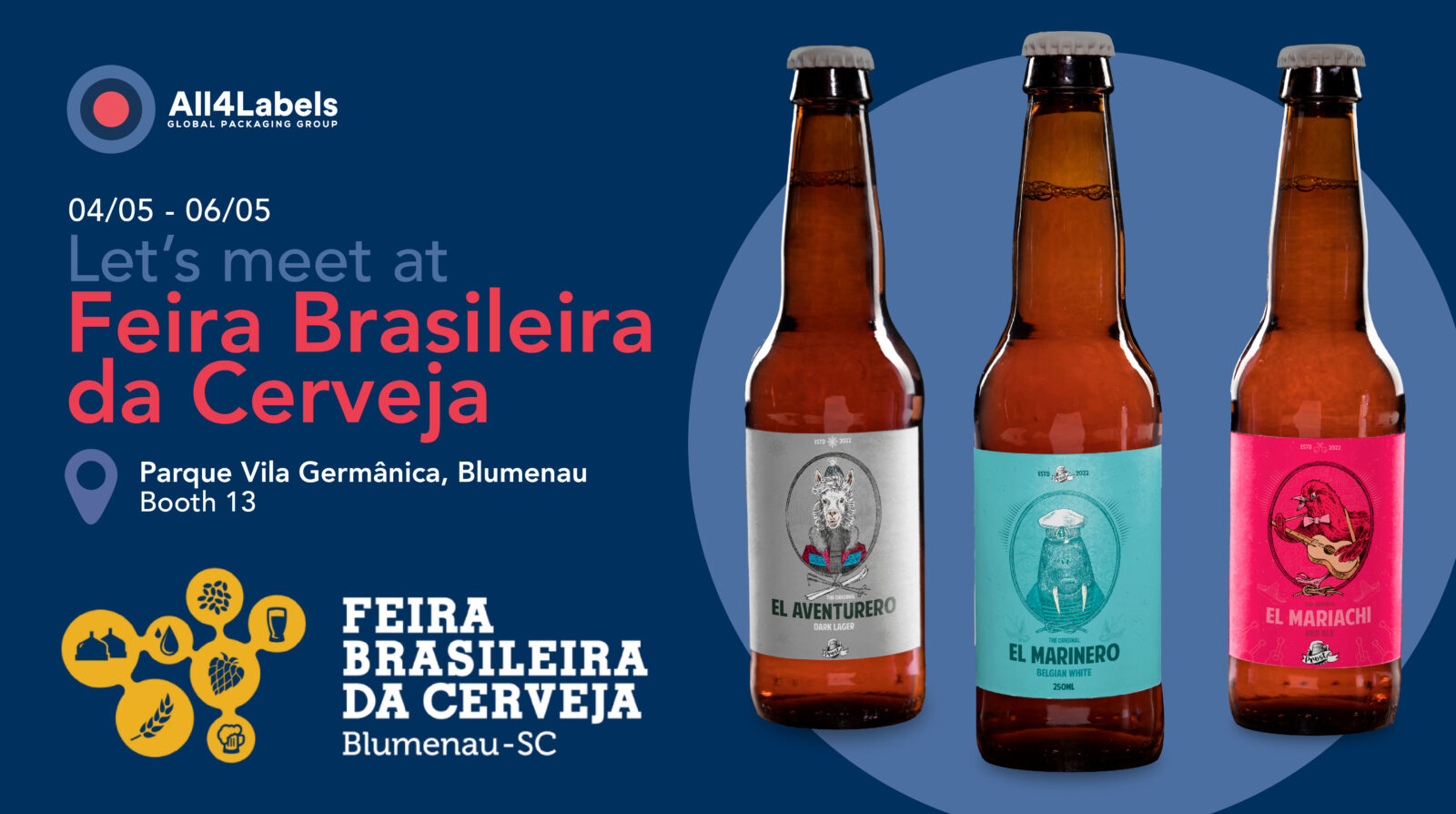 All4Labels attends the Feira Brasileira da Cerveja 2022