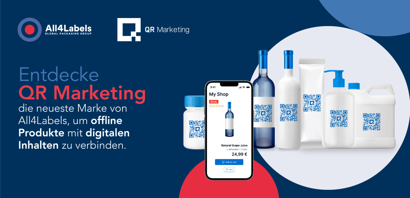 All4Labels weitet das Angebot an intelligenten Etiketten- & Verpackungslösungen mit der Gründung von QR Marketing weiter aus 