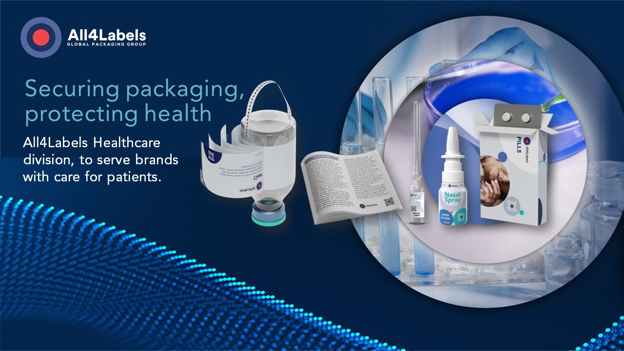 All4Labels präsentiert eine eigene Division, um die Healthcare-Industrie mit hochwertigen Verpackungslösungen zu versorgen