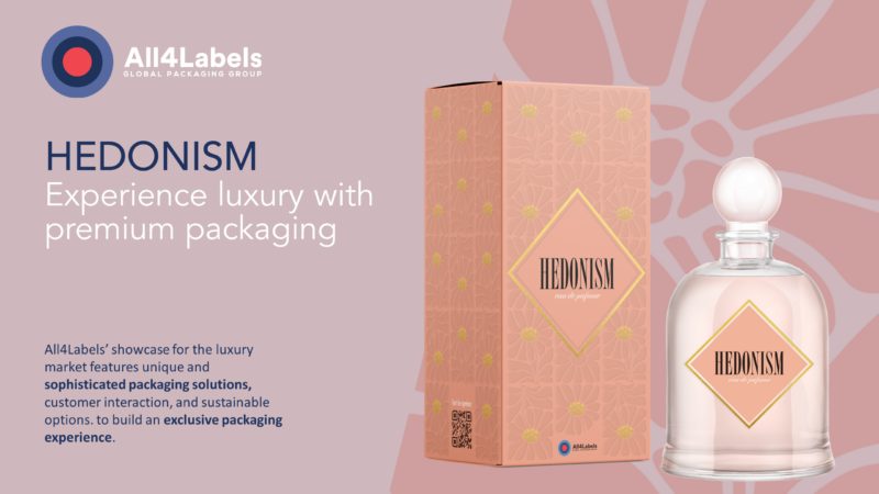 Hedonism: experience the luxury of premium packaging.