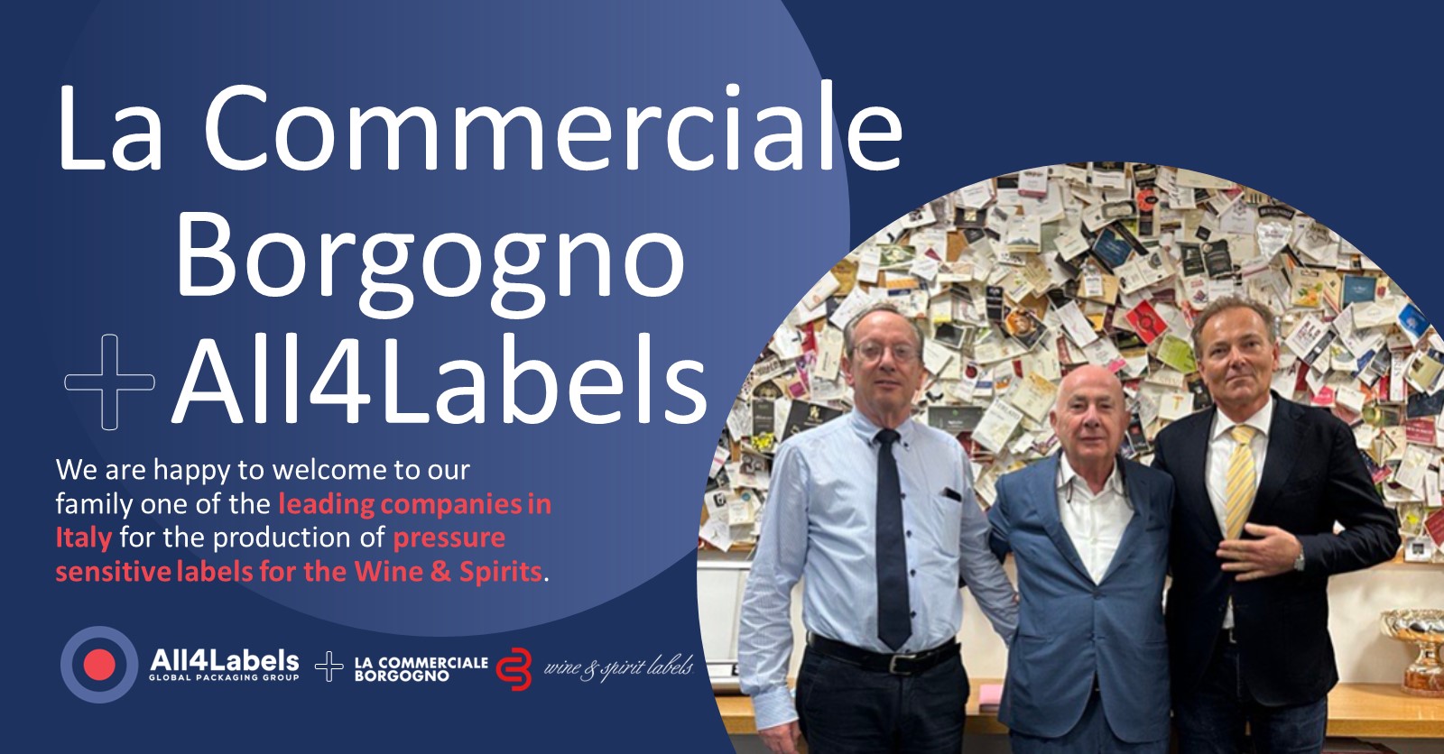 La Commerciale Borgogno joins the All4Labels Group