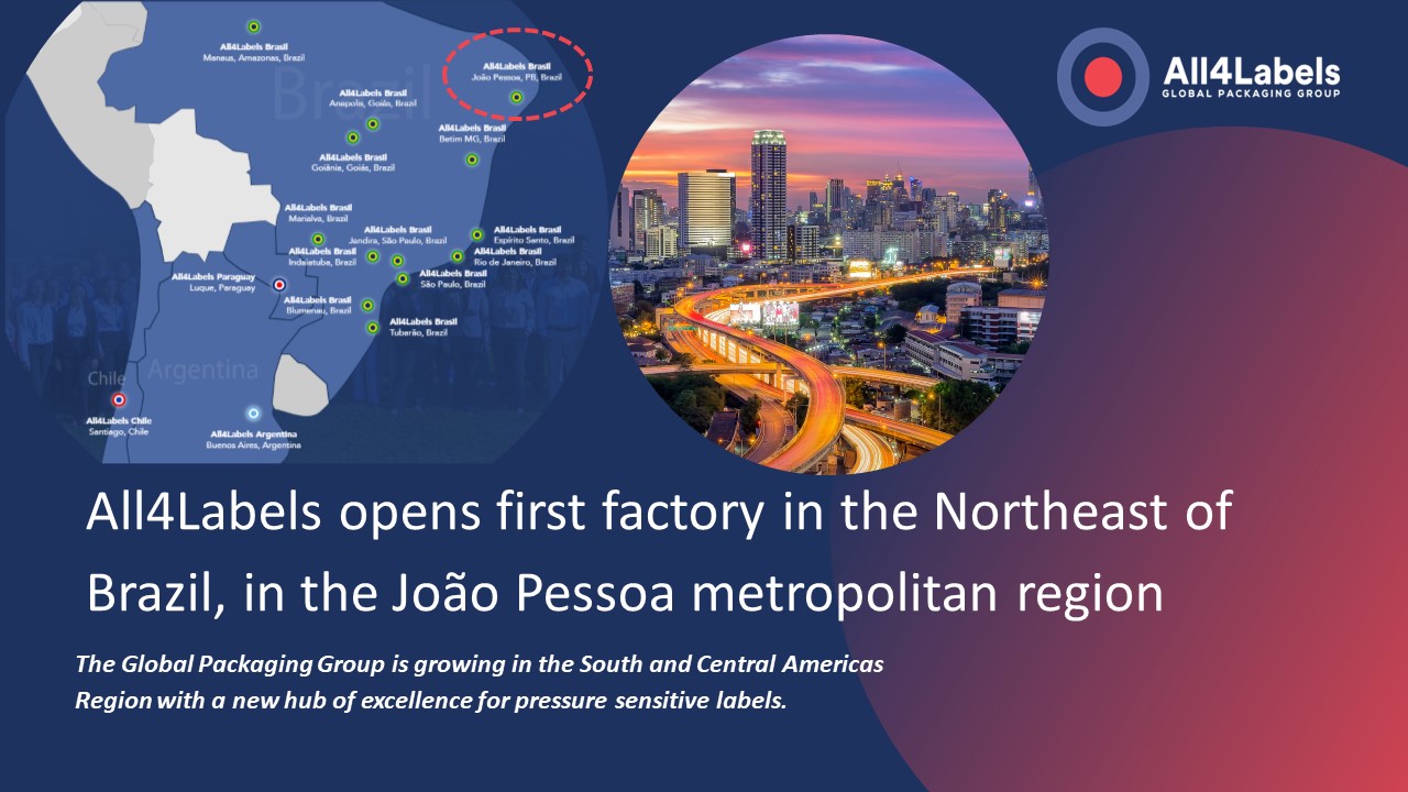All4Labels opens first factory in the Northeast of Brazil, in the João Pessoa metropolitan region