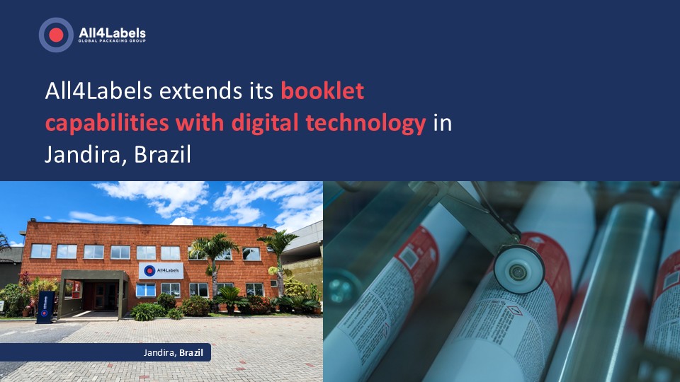 All4Labels extends its booklet capabilities with digital technology in Jandira, Brazil